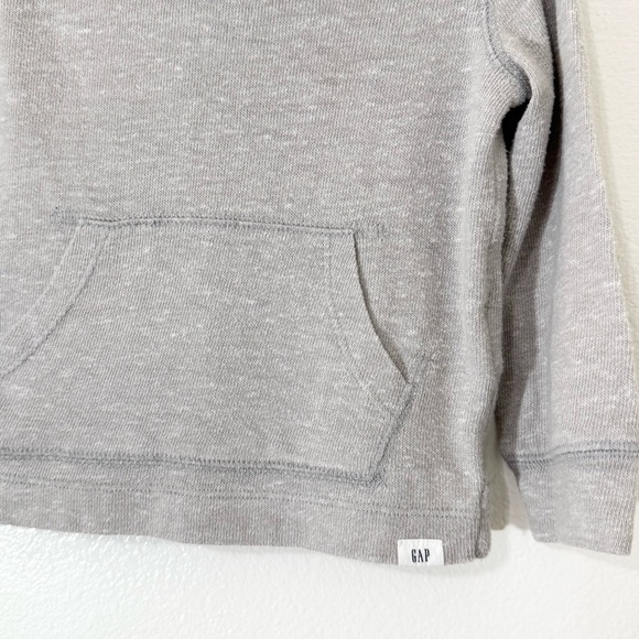 BABY GAP • TODDLER BOYS' SILVER LONG SLEEVE SNIT HOODIE - 2T - Picture 5 of 9